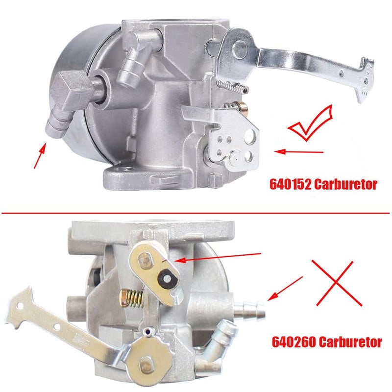 DFuerdivn 640152 Carburetor for Tecumseh 640152A 640023 640051 640140 640260B HM80 HM90 HM100 8hp -10hp Tecumseh engine Coleman PowerMate 5000 watt generator Carb with Air Filter Spark Plug kit - Image 4